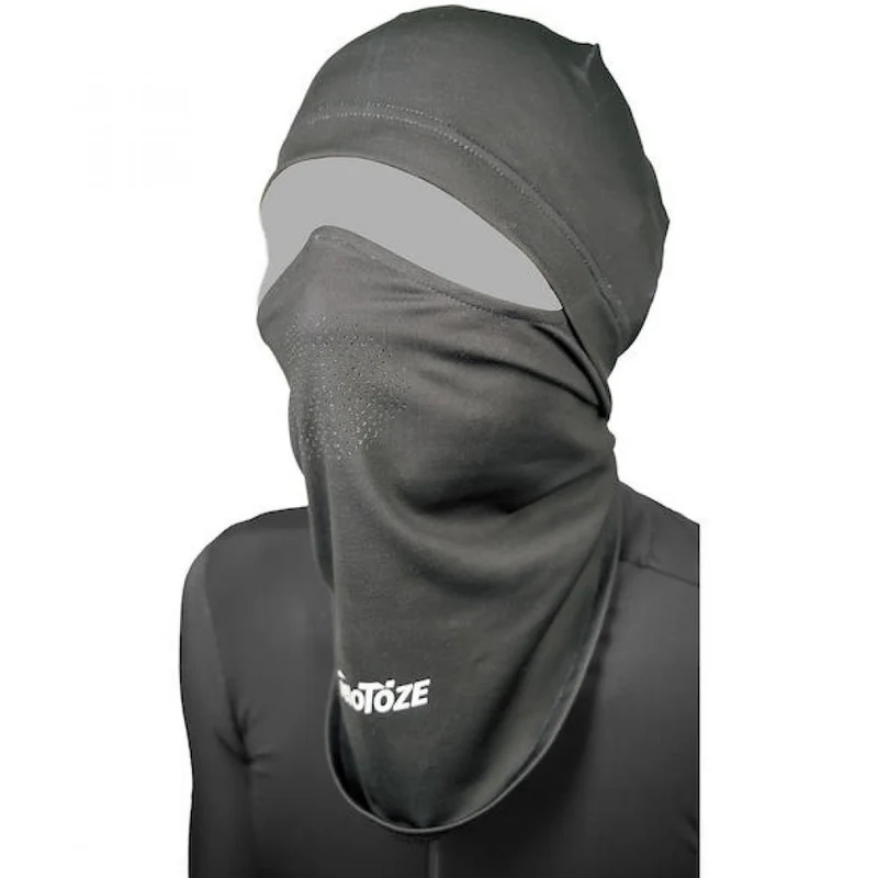VeloToze Sturmhaube Balaclava schwarz One Size Schwarz - optimaler Kälteschutz für Radsport