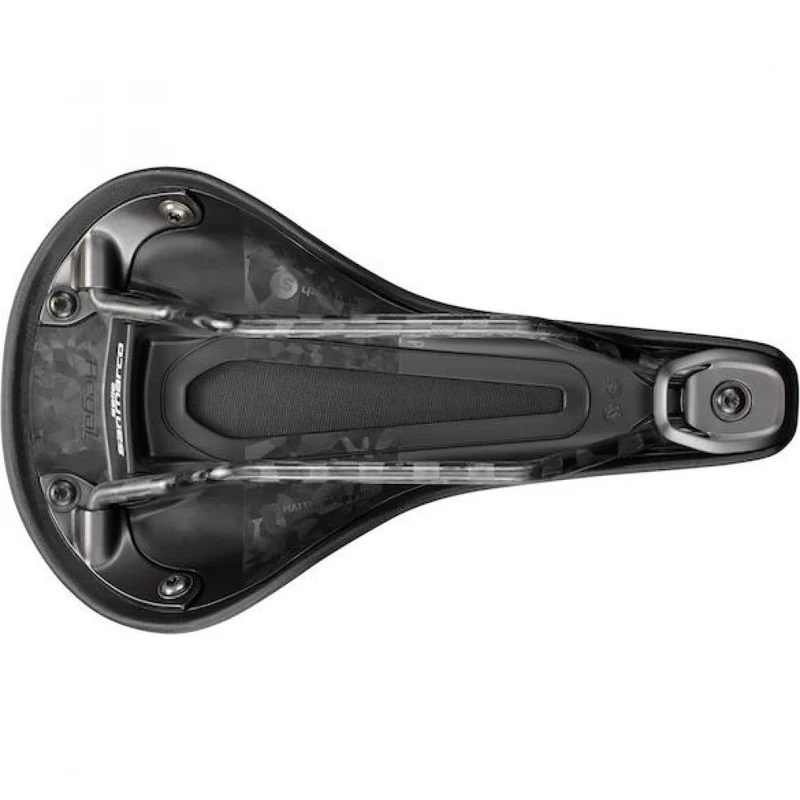 Selle San Marco Sattel Regal Short Full-Fit Carbon 140 x 255 mm Schwarz - komfortabler Performance-Gravelsattel