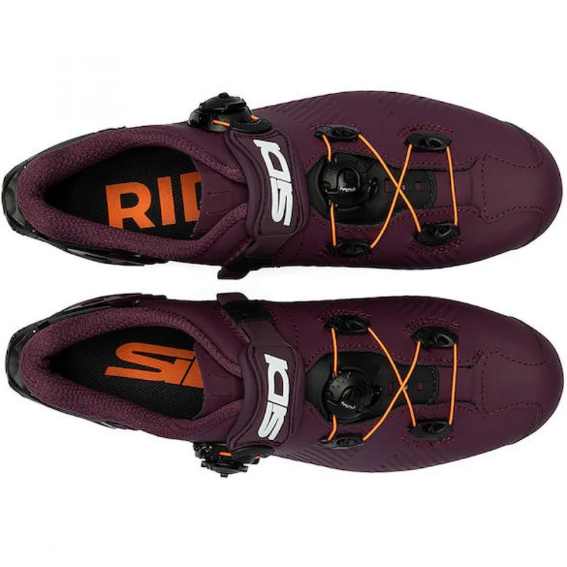 Sidi ROAD Wire 2S wine 40,5 weinrot - steifer Rennradschuh mit Carbon-Sohle