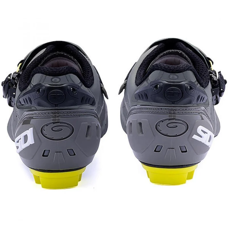 Sidi MTB Drako 2S SRS military/yellow 42 - Highend-MTB-Schuh mit Carbonsohle