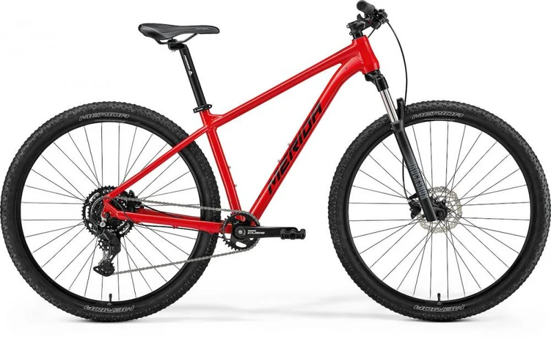 Merida BIG.NINE 80 IV1 dark race S DARK RACE RED(BLACK) - sportliches Hardtail-MTB für Trail und Alltag