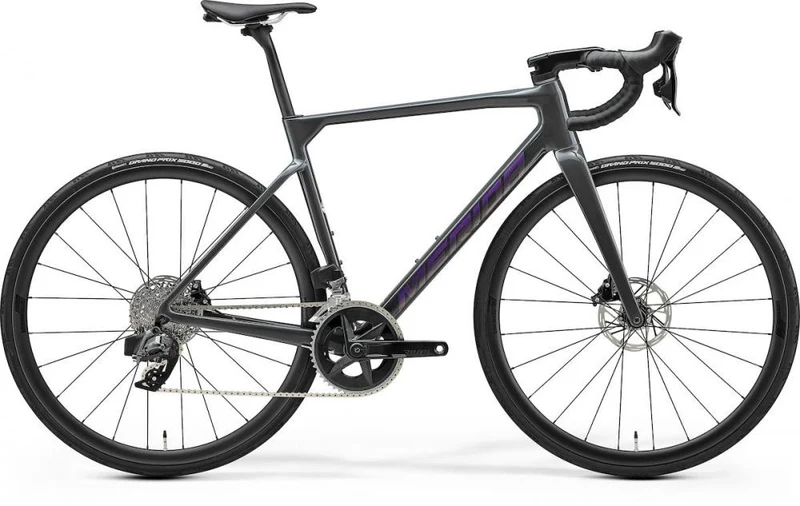 Merida SCULTURA 7000 V3 dark grey(purple) M DARK GREY(PURPLE) - moderne Ausführung für sportliche Performance