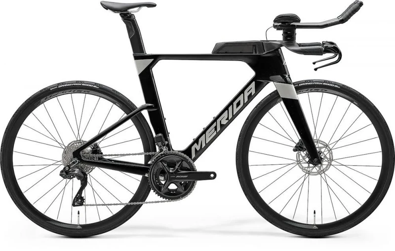 Merida TIME WARP TRI 5000 IV1 S BLACK(TITAN) - aerodynamisches Triathlon-Bike der aktuellen Generation