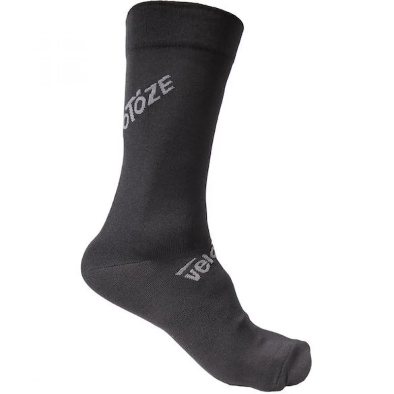 VeloToze Socken Leightweight schwarz L/XL (43/47) - extrem leichte Radsocken für maximale Performance