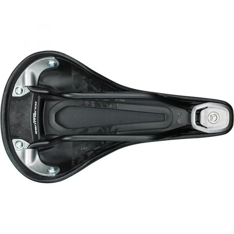 Selle San Marco Sattel Regal Short Full-Fit Dynamic 140 x 255 mm Schwarz - komfortabler Offroad-Sattel