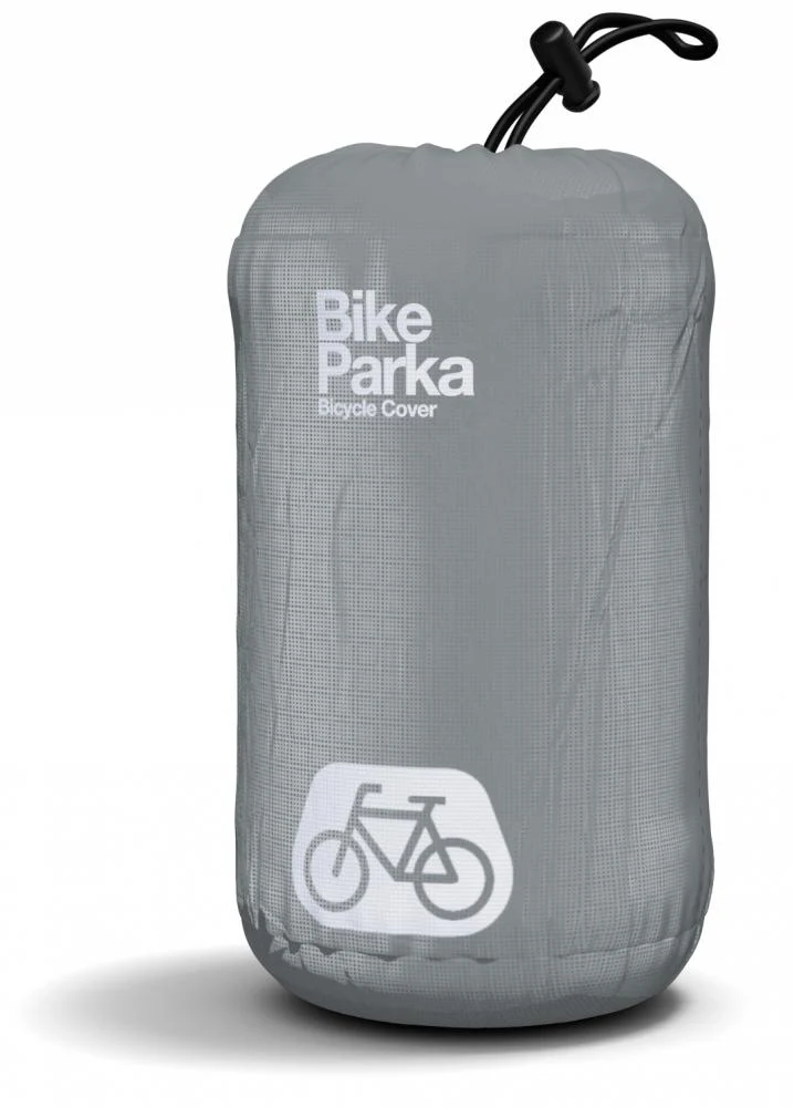 BikeParka Fahrradabdeckung STASH Grey - robuster Wetterschutz für Ihr Fahrrad