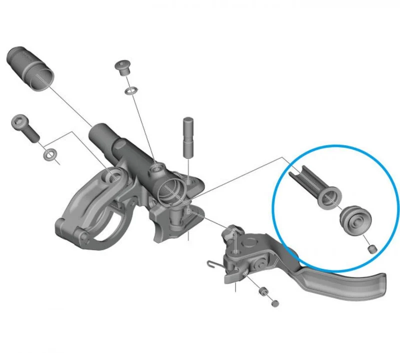 SHIMANO Membran-Einheit BL-M9120 - Ersatzmembran für hydraulische Scheibenbremse, 6 g