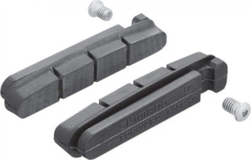 SHIMANO 2 Paar Bremsbelag R55C - zuverlässige Bremsleistung bei Nässe und Trockenheit