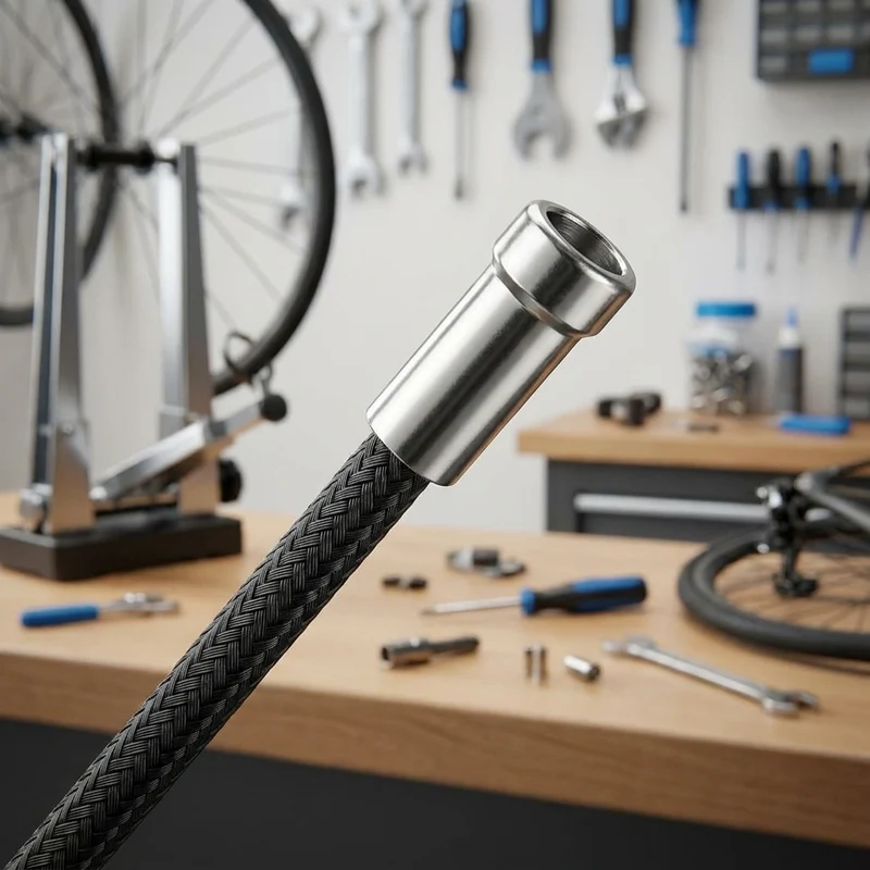 SHIMANO 200 Stück Endkappe Bremszugaußenhülle Stahl - Saubere und langlebige Zugabschlüsse