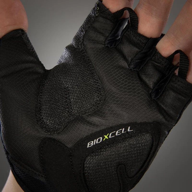 CHIBA BioXCell - Radhandschuhe kurz, schwarz, S, Gelpolster & BioXCell-Protektionssystem
