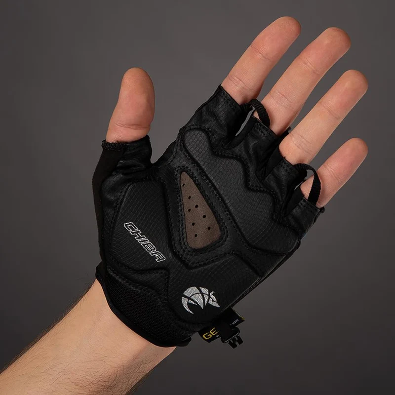 CHIBA Gel Premium - Radhandschuhe XS dunkelgrau, gepolstert, atmungsaktiv