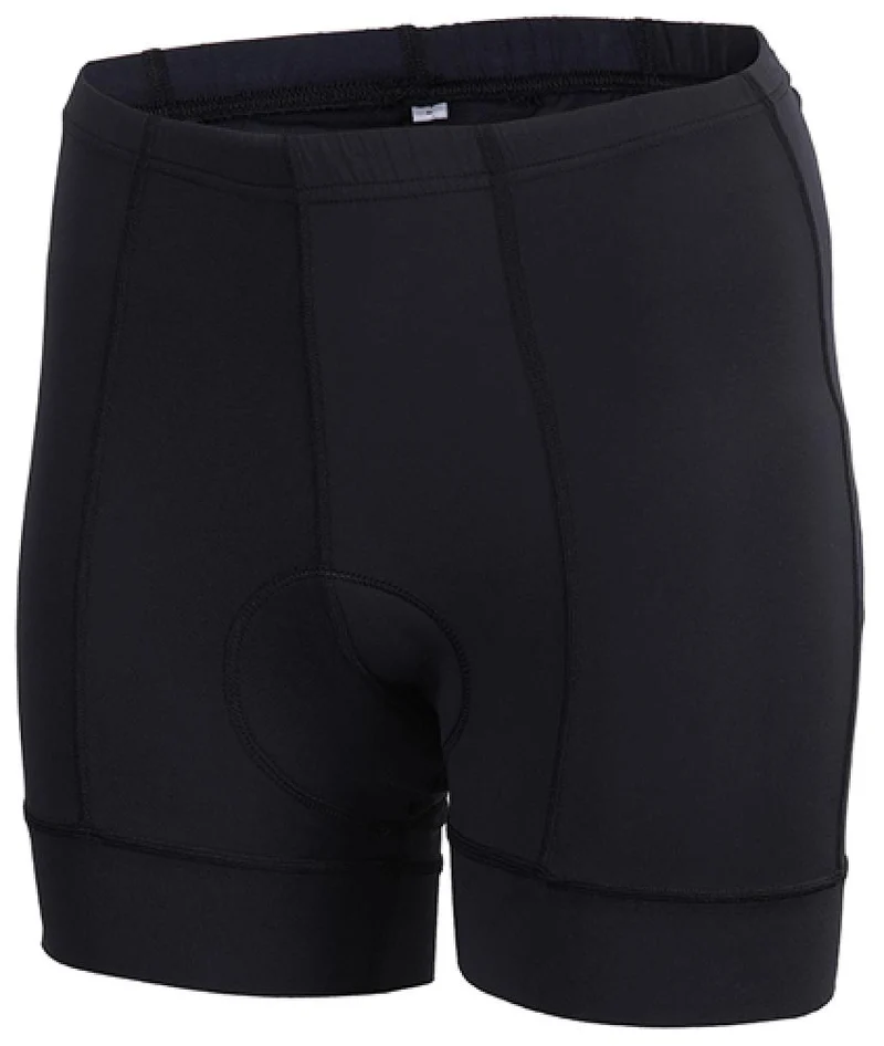 CHIBA Hose Damen - Radhose L, schwarz, atmungsaktiv mit Sitzpolster
