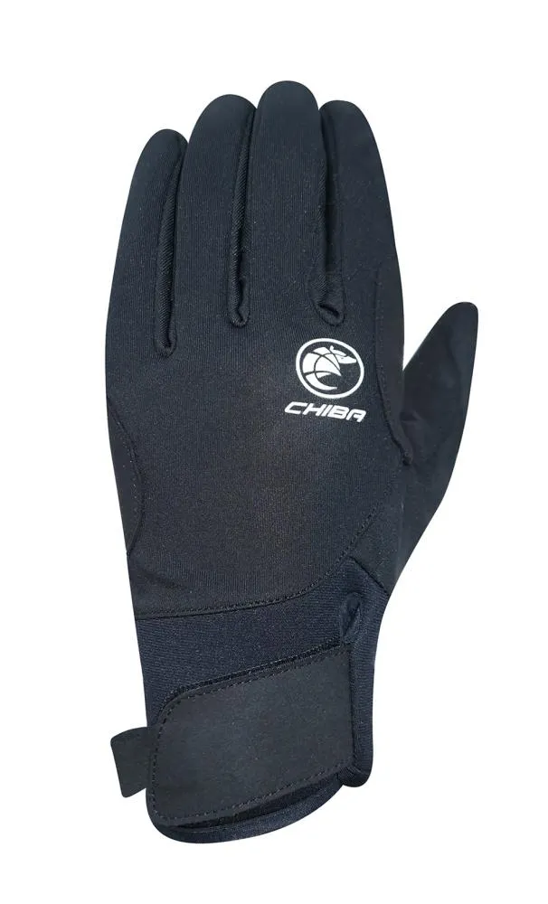 CHIBA Light Waterproof - wasserdichte, winddichte Radhandschuhe XS schwarz