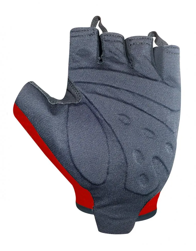 CHIBA Gel Evolution - Radhandschuhe kurzfinger, rot, XXL, Gelpolster, atmungsaktiv