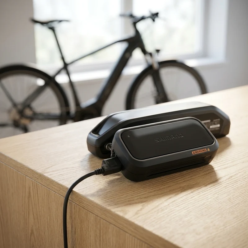 SHIMANO Akku-Ladegerät SHIMANO E-BIKE SYSTEMS EC-E6002 Ladegerät ohne Netzkabel