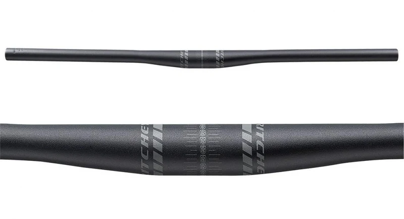 Ritchey Comp 2X Flat Lenker, 31,8 mm Klemmdurchmesser, 710 mm Breite, +/-5 mm Rise, 9° Backsweep, 0° Upsweep, aus robustem Aluminium, leicht, stabil, schwarz. Ideal für MTB
