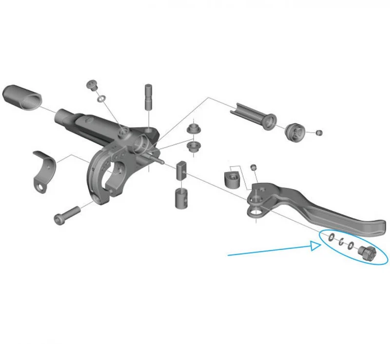 SHIMANO CUES Griffweiten-Einstelleinheit Y2R098010 - für BL-U8000