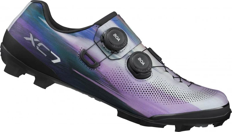 SHIMANO Fahrradschuhe XC703 Herren/Damen MTB SPD Größe 47 breit Lila