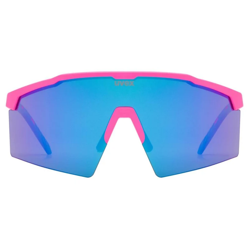 uvex Flowline Pink Matt - Mirror Blue Sonnenbrille, Einheitsgröße