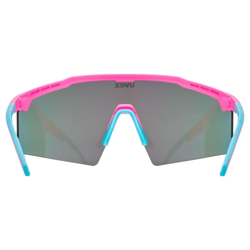 uvex Flowline Pink Matt - Mirror Blue Sonnenbrille, Einheitsgröße