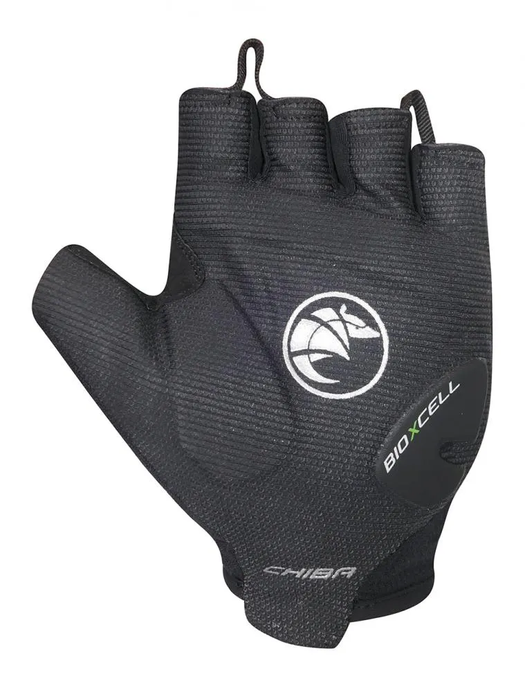 CHIBA BioXCell Road - Radhandschuhe kurz, schwarz, Größe L