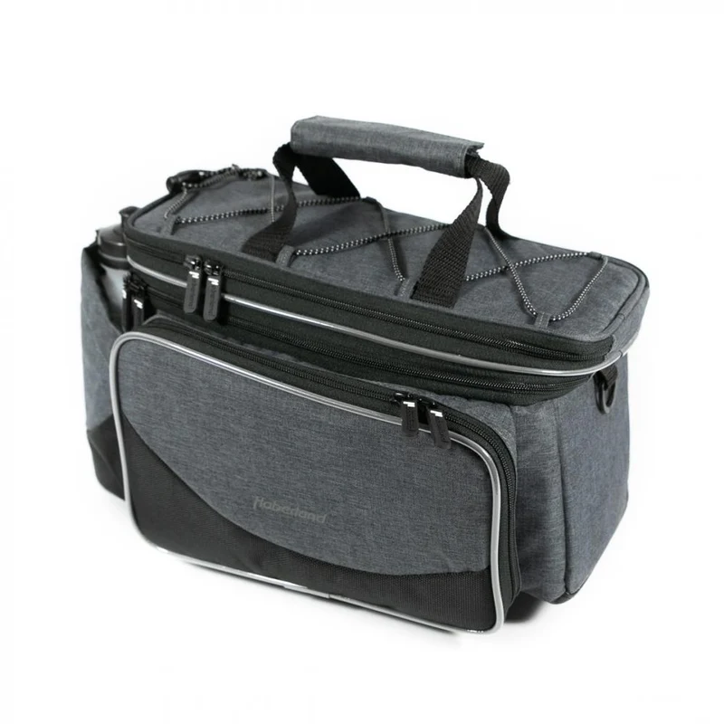 Haberland Gepäckträgeraufsatztasche Flexibag Top beige - flexible Racktime-Hecktasche mit 24 L Volumen