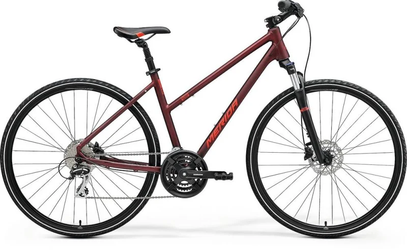 Merida CROSSWAY 20-D LADY HP4 S burgunder/rot - komfortables Damen-City- und Trekkingrad