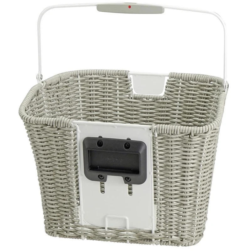KLICKfix Fahrradkorb Structura Retrosteingrau 25x34x27 cm
