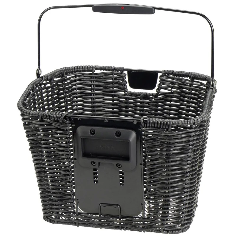 KLICKfix Fahrradkorb Structura Retroschwarz 25x34x27 cm