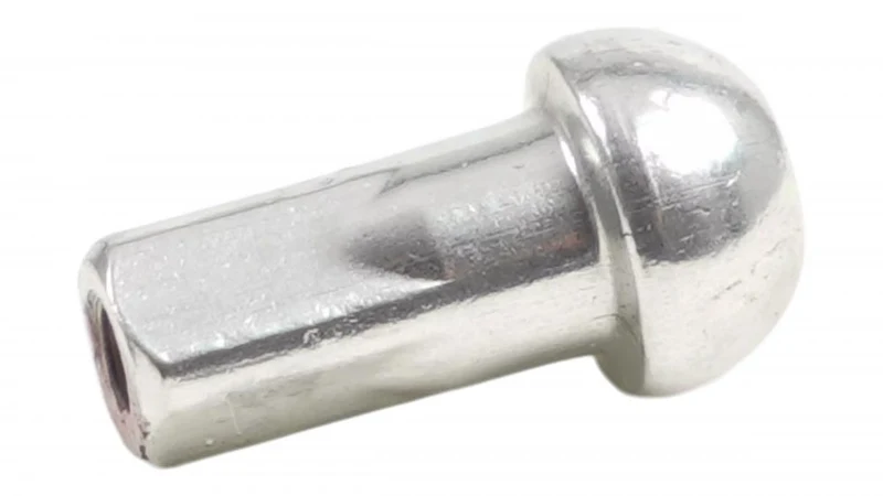 DT Swiss Prolock Speichennippel 14G 2.0mm 12mm Silber - Kugelkopf Alu Nippel