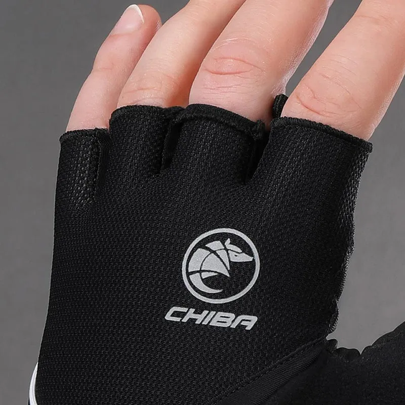 CHIBA Sport - Radhandschuhe schwarz XXL, atmungsaktiv mit leichter Polsterung