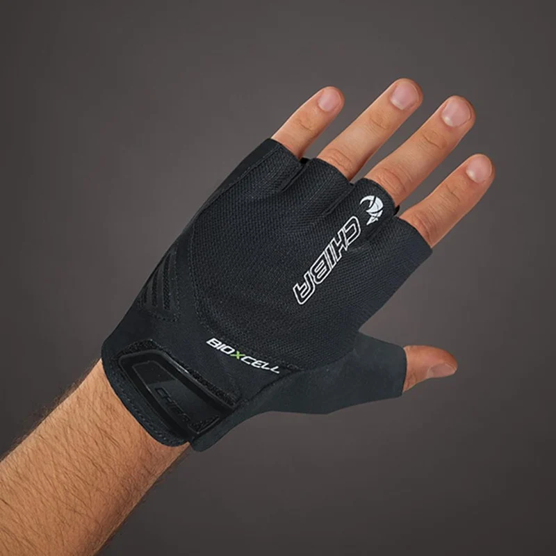 CHIBA BioXCell Air - Radhandschuhe kurz, schwarz, XL