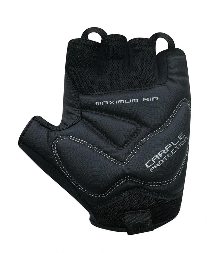CHIBA Cool Air - Radhandschuhe kurz, schwarz, Größe M, atmungsaktiv, Gelpolsterung