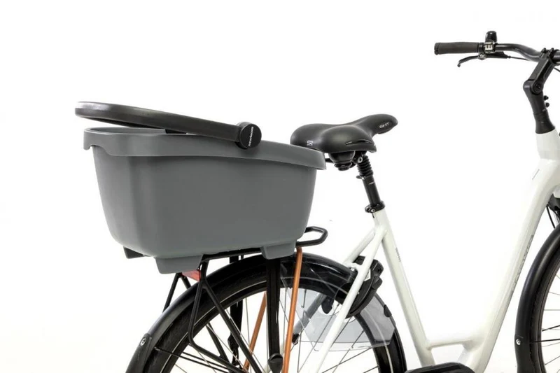 New Looxs Fahrradkorb Clipper Racktime 2.0 Grey Grey - praktische, zeitgemäße Transportlösung