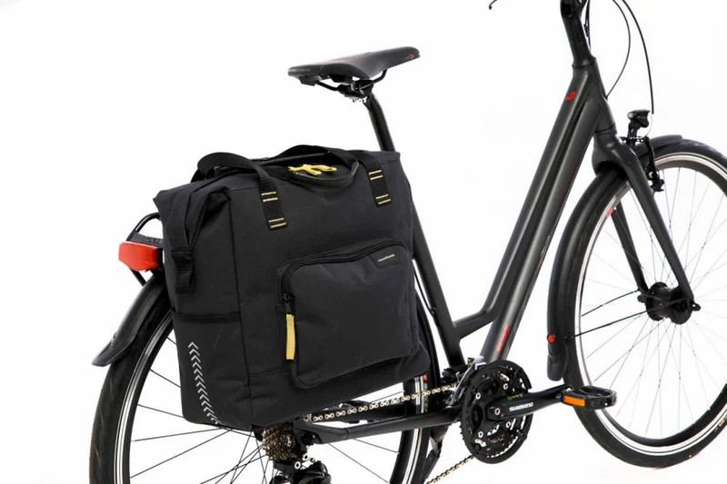 New Looxs Radtasche Tulum Camella Black 24 l Black - praktische Einkaufstasche fürs Fahrrad