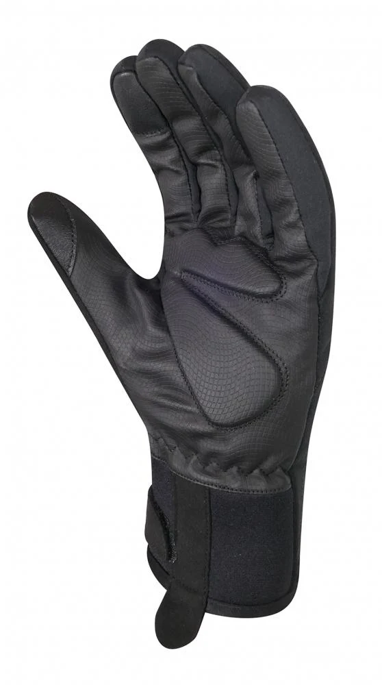 CHIBA Softshell Light - Fahrradhandschuhe schwarz, winddicht, Touchfunktion, Gr. M