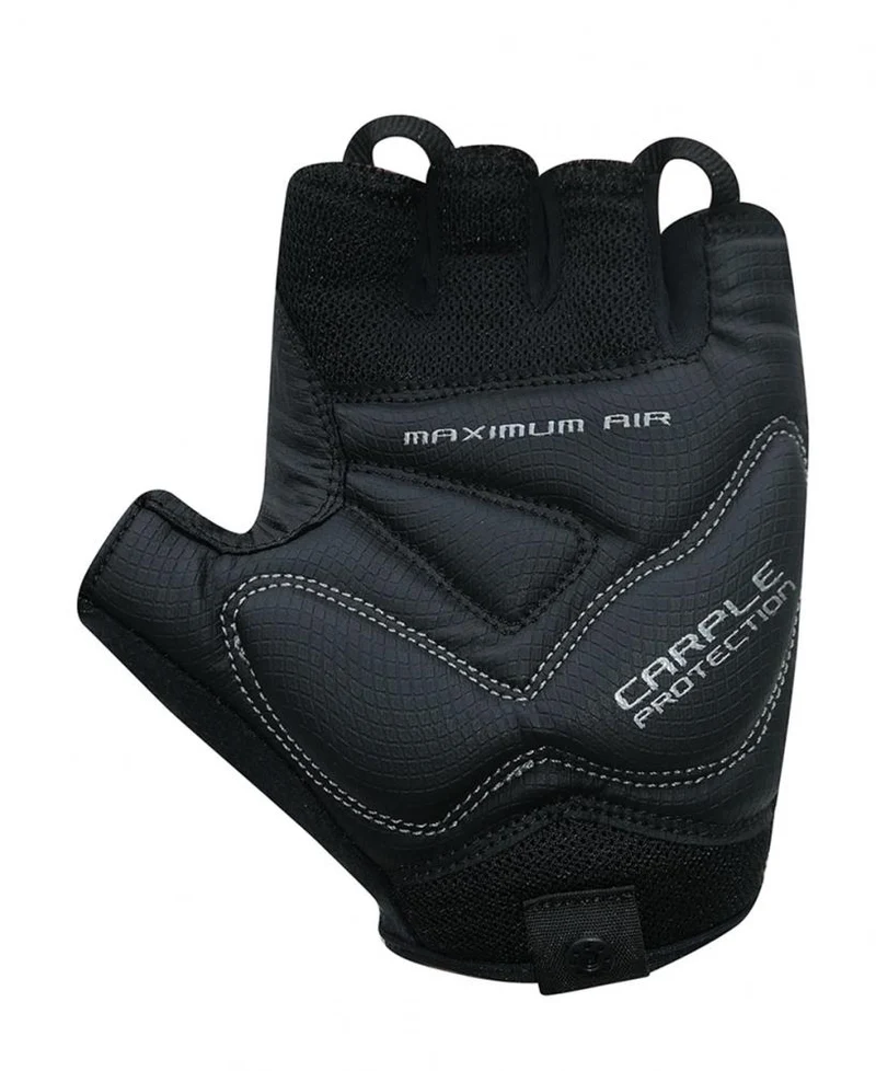 CHIBA Cool Air - Radhandschuhe kurzfinger, rot, S, atmungsaktiv, Gelpolster