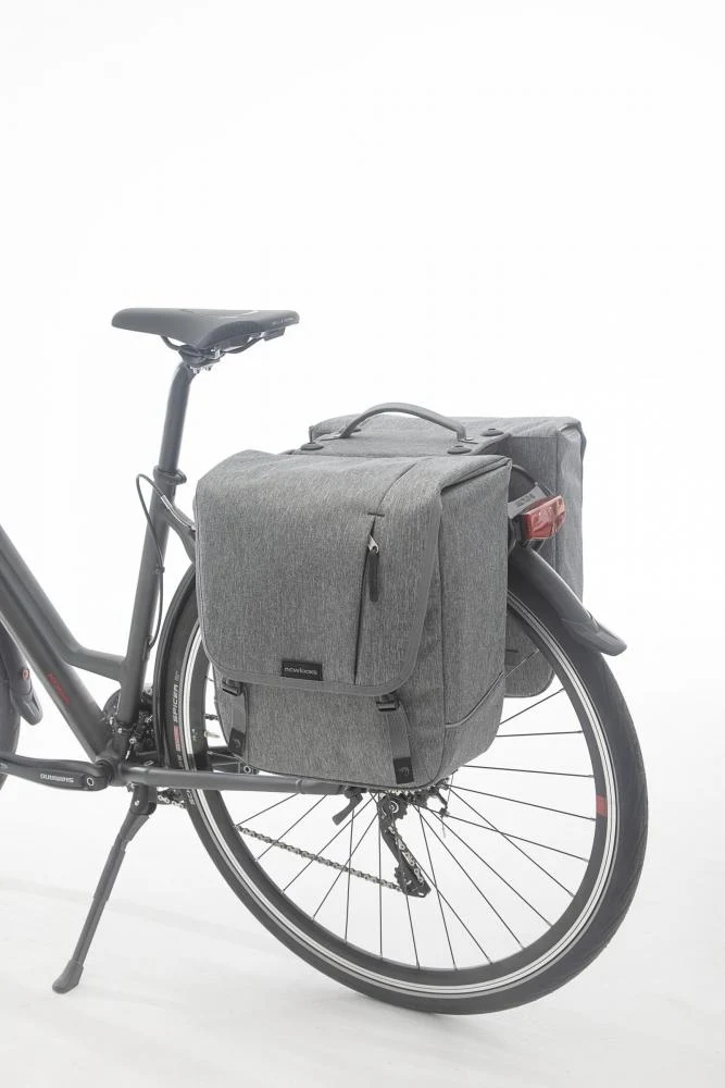 New Looxs Doppeltasche Nova Double Racktime grey 35x35x15 cm 32l