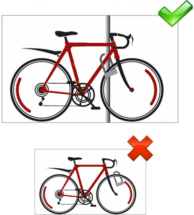 Master Lock Bügelschloss 8274 Schwarz 13 mm - VdS A+ Fahrradschloss mit Zusatzkabel