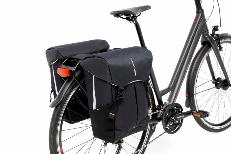 New Looxs Doppelpacktasche Sports Black 2x 18 l Black - robuste Allround-Fahrradtasche