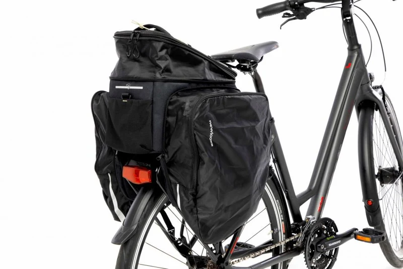 New Looxs Radtasche Sports Trunkbag Straps 29L Black - vielseitiger Stauraum für Gepäckträger