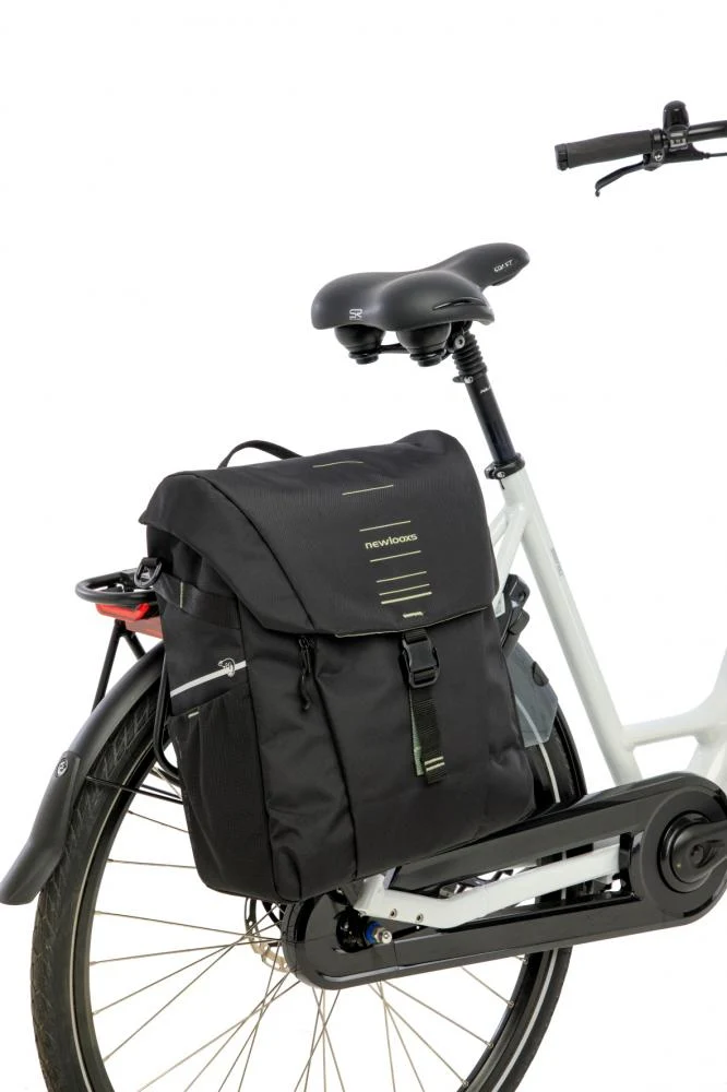 New Looxs Radtasche Vigo Single Black Green 18L Black - sportliche Einzeltasche für Alltag & Tour