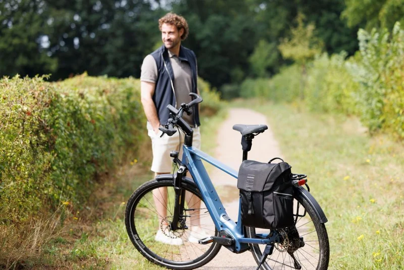 New Looxs Radtasche Vigo Single Black Green 18L Black - sportliche Einzeltasche für Alltag & Tour