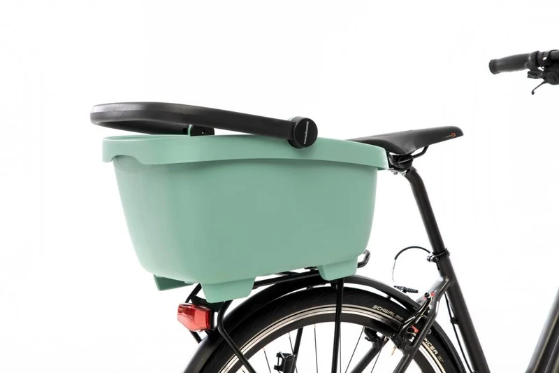New Looxs Fahrradkorb Clipper MIK Green - stabiler Gepäckträgerkorb mit Klicksystem