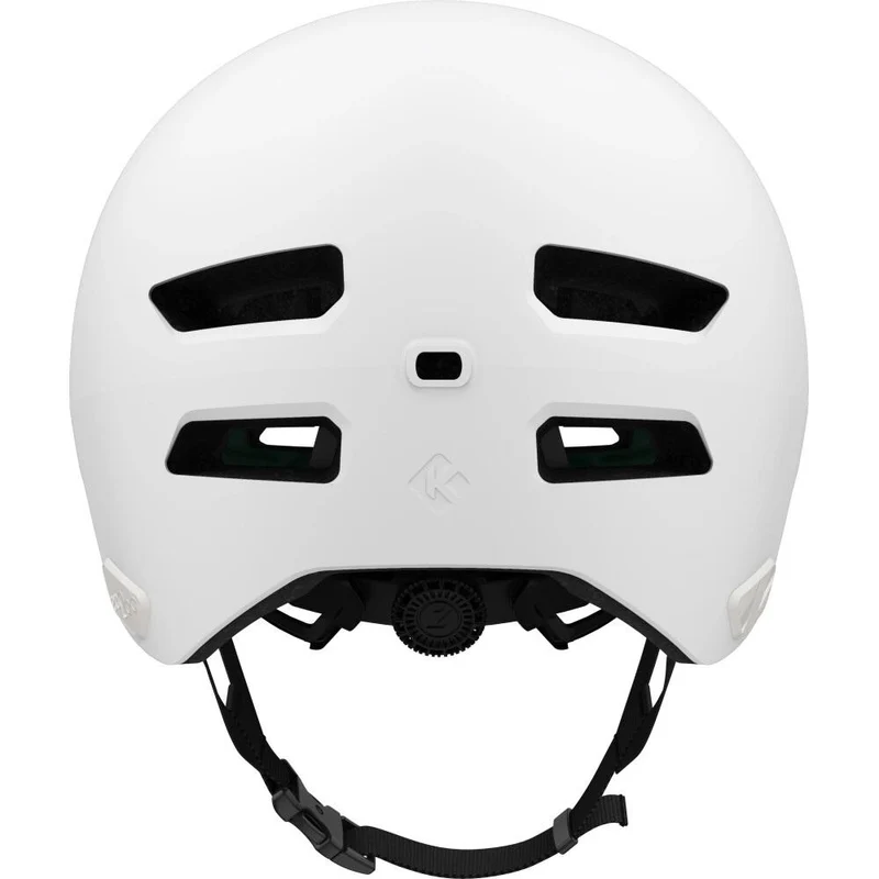 LAZER Helm Maze Jr KinetiCore Kids Matte White Unisize - sicherer Kinderhelm mit Sticker-Set