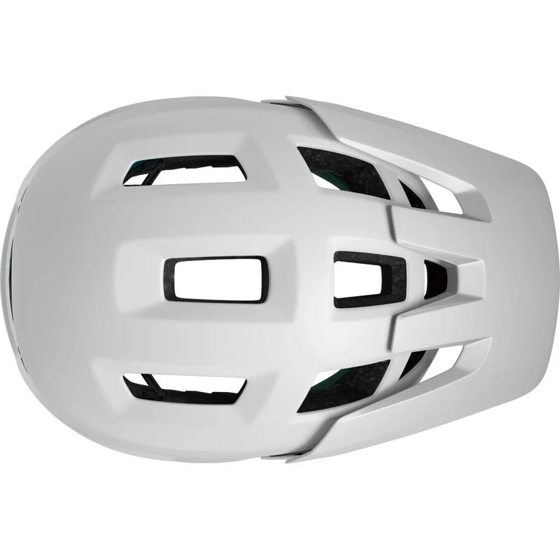 LAZER Helm Coyote KinetiCore MTB Matte Full White (S) - sicherer Trail-Helm mit Top-Belüftung