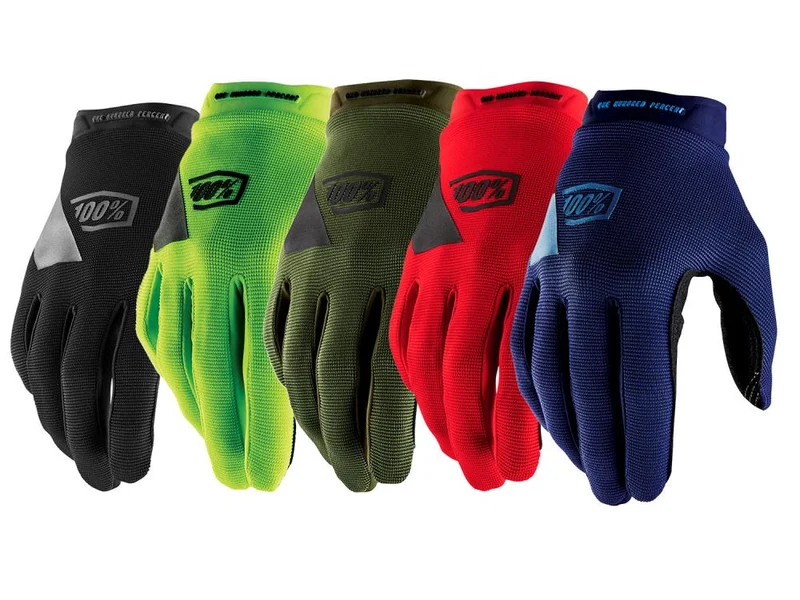 100% Ridecamp Gloves XL Army Green / Black - atmungsaktive MTB-Handschuhe mit Top-Grip