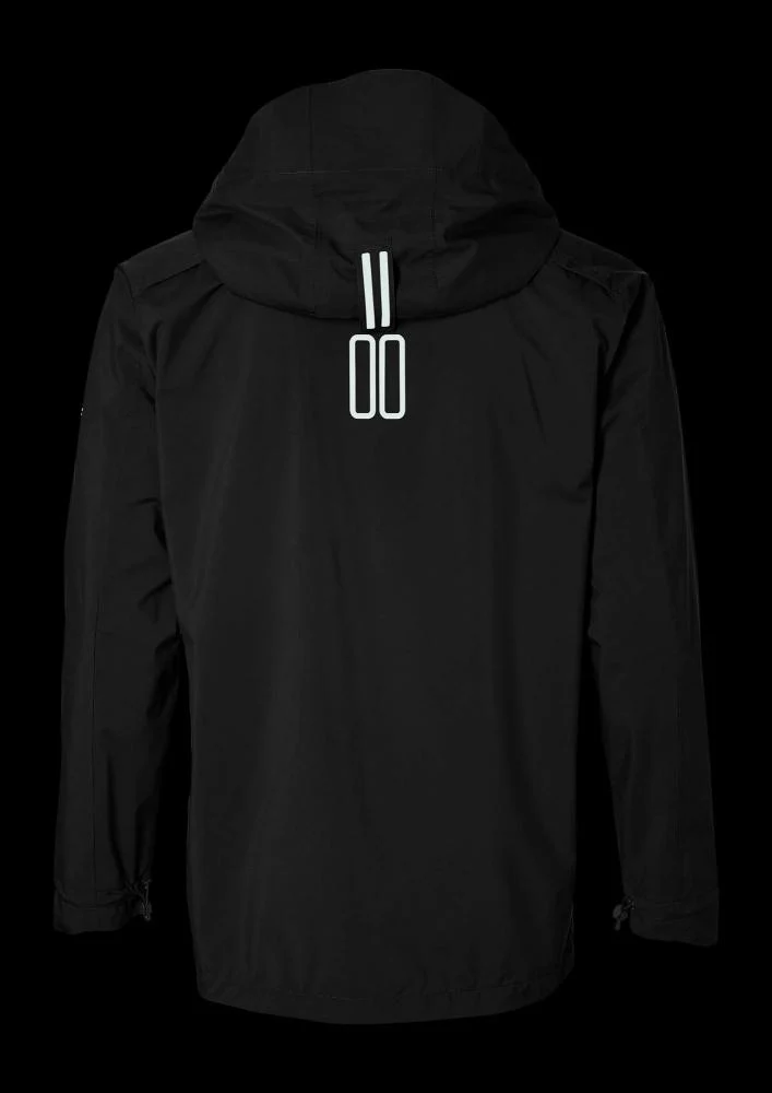 Basil Skane Herren Regenjacke schwarz XL - wasserdicht & atmungsaktiv (10.000 WP/MVP) - T-Fabric mit DWR-Beschichtung ergonomischer Schnitt reflektierend & helmtauglich
