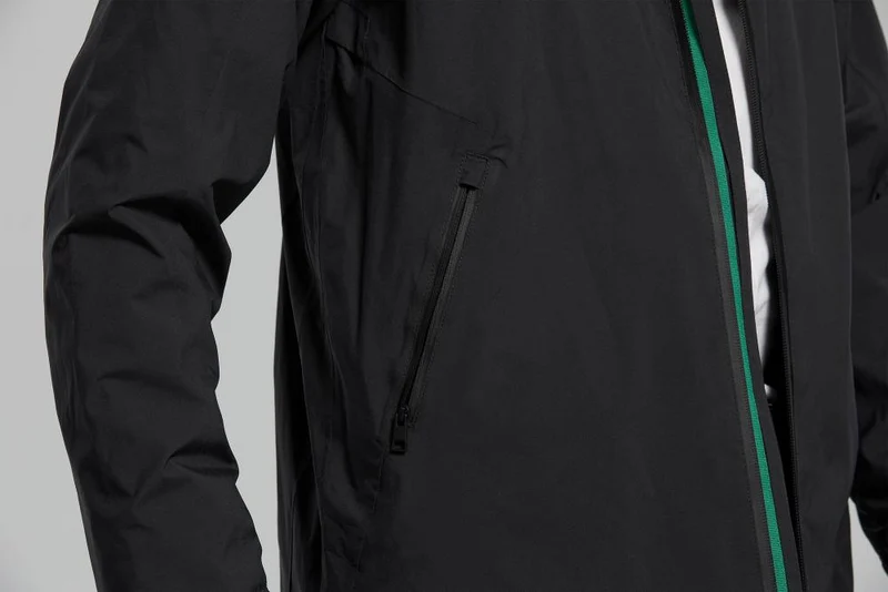 Basil Skane Herren Regenjacke schwarz XL - wasserdicht & atmungsaktiv (10.000 WP/MVP) - T-Fabric mit DWR-Beschichtung ergonomischer Schnitt reflektierend & helmtauglich