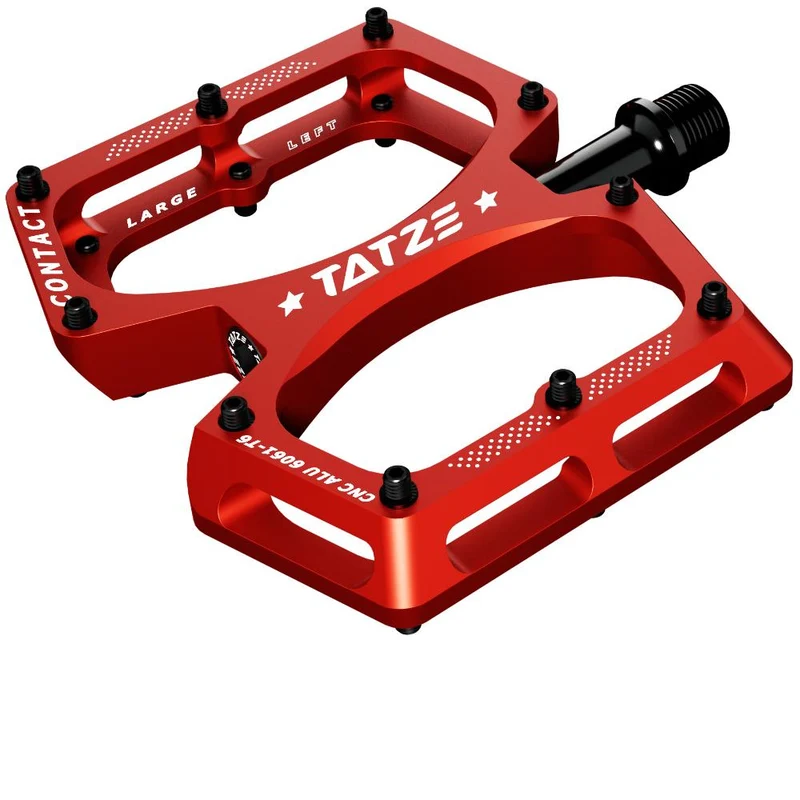 Tatze Pedal CONTACT CNC L rot Plattform 10 Pins je Seite